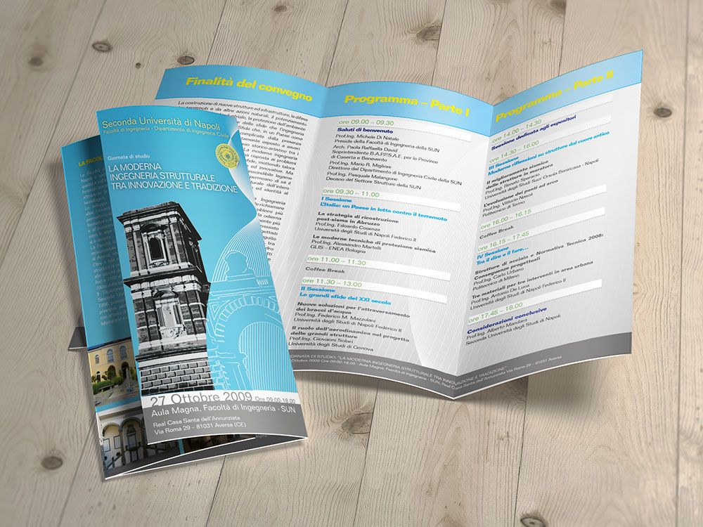 Realizzazione brochure per Università