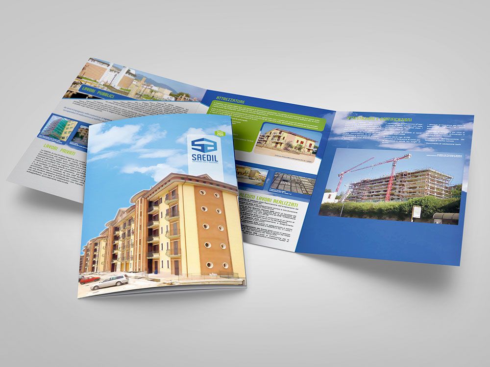 Realizzazione brochure per azienda edile