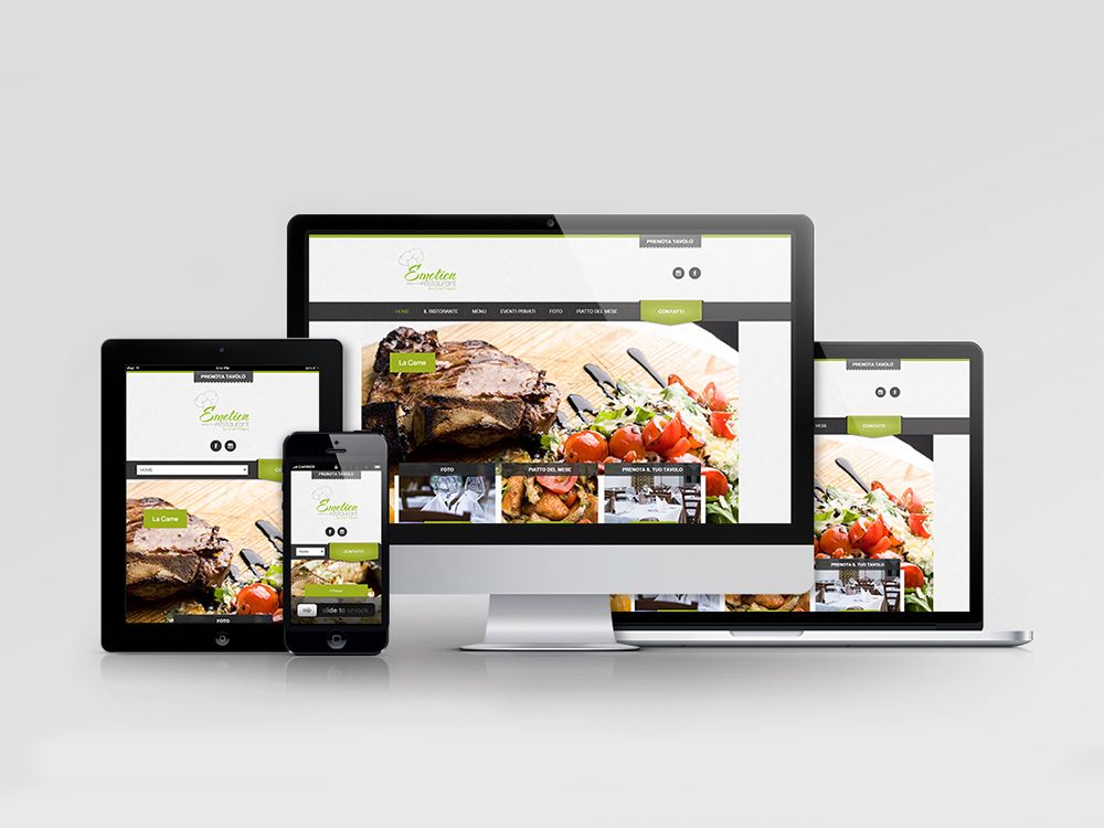 Realizzazione sito web per ristorante